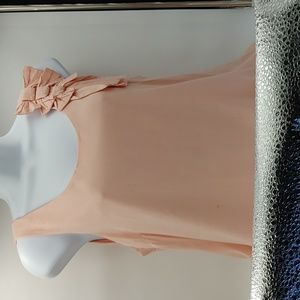 Rose petal blouse with ribbons